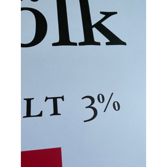 2020s Mikael Reuter, Mjölk, Exibition Poster Ur Killektonen Sweden Pop Art For Sale - Image 5 of 7