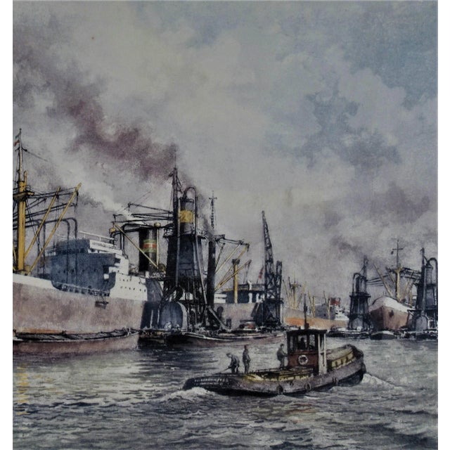 Hendrikus Elias Roodenburg, Rotterdam, Maashaven, 1958 For Sale - Image 4 of 8