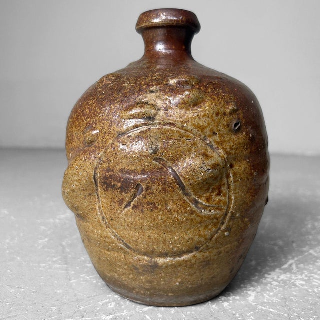 Taishō Era Organic Tokkuri Flask, Nagoya, Japan, 1920s For Sale - Image 12 of 12