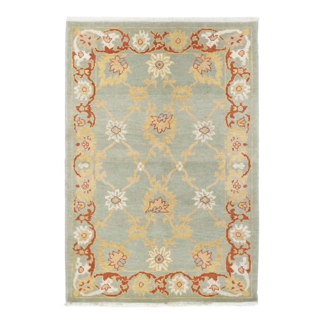 Oushak Rug 4'1'' X 6'1'' For Sale