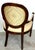 Set of 4 Baker Milling Road Neoclassical Mahogany & Parchment Leather Armchairs For Sale - Image 9 of 17