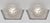 Mouynet & Verdun A nice pair of French art deco wall sconces in nickel plated solid brass or bronze by Henri Mouynet made...