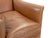 Vintage Italian Light Brown Leather Armchair, Mid-20th Century For Sale - Image 5 of 8