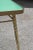Mid-Century Modern Golden Brass and Green Glass Top Coffee Table, 1950s For Sale - Image 3 of 11