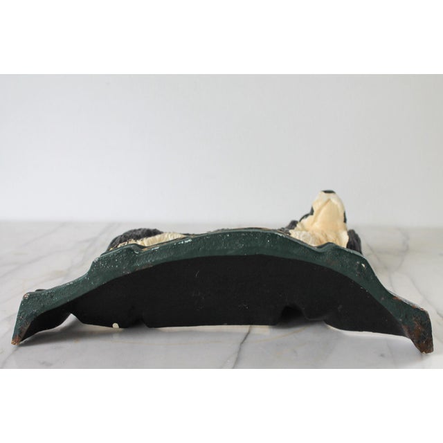 Vintage English Traditional Cast Iron Springer Spaniel Dog Door Stop For Sale - Image 10 of 10