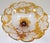Mid 19th Century Bohemian Amber Compote Cut Crystal Engraved Country Scene of Deer For Sale In Miami - Image 6 of 12