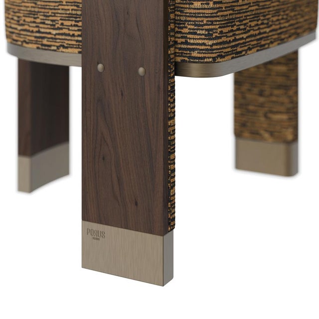 Wood Brooklyn Dining Chairs by Porus Studio, Set of 8 For Sale - Image 7 of 14
