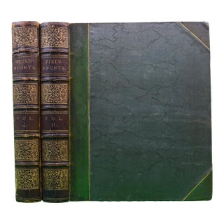 "The Book of Field Sports and Library of Veterinary Knowledge: Volumes I & Ii" 1870 Miles, Henry Downes [Edited By] For Sale