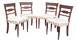 Mahogany Dining Chairs, Set of 4