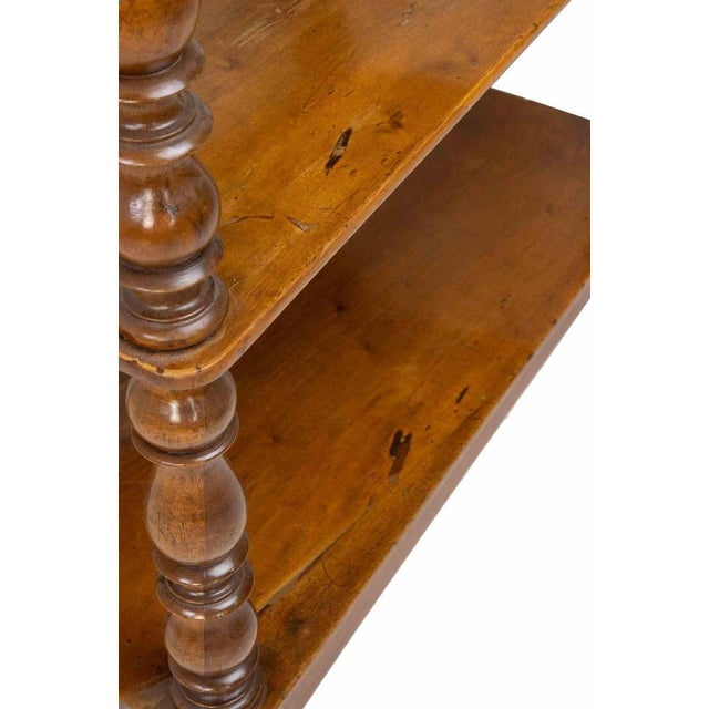 Brown 19th Century Vintage Lacquered Bookcase in Wood, Italy For Sale - Image 8 of 9