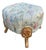 1980 French Louis XVI Gold Beech Damask Bench - 1 Pc For Sale