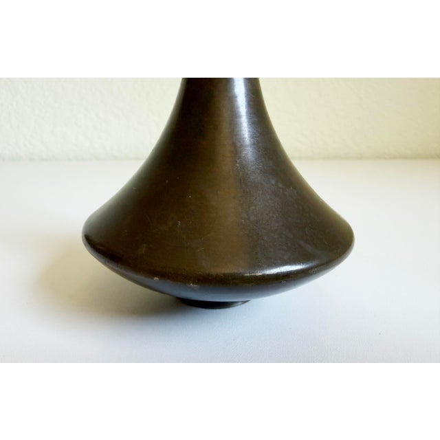 Bronze Meiji Era Bronze Vase, Japan For Sale - Image 8 of 9