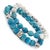 Contemporary Freedom Spirit Blue Apatite & Howlite Bracelet Set For Sale - Image 3 of 7
