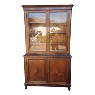 Antique Display Cabinet in Walnut, 1820 For Sale