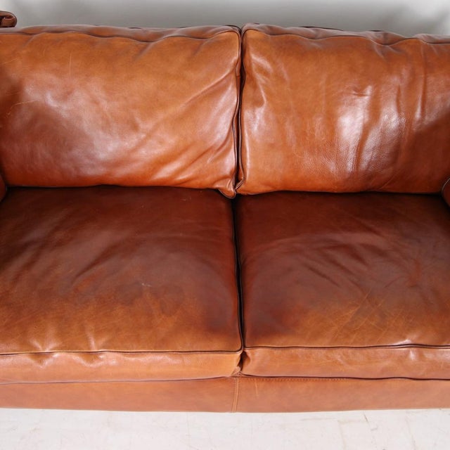 Knole Leather Sofa, 1980s For Sale - Image 14 of 18