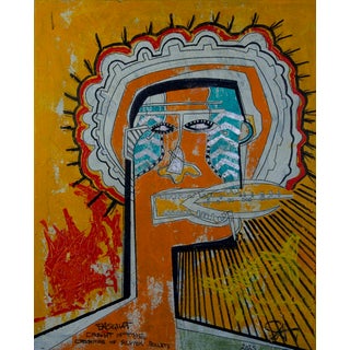 Basquiat :Caught in the Crossfire of Silver Bullets. By Sax Berlin For Sale