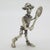 Vintage Italian Silver 800 Cartoonish Tennis Player Figurine by Raspini, Arezzo, 1970s For Sale - Image 3 of 13
