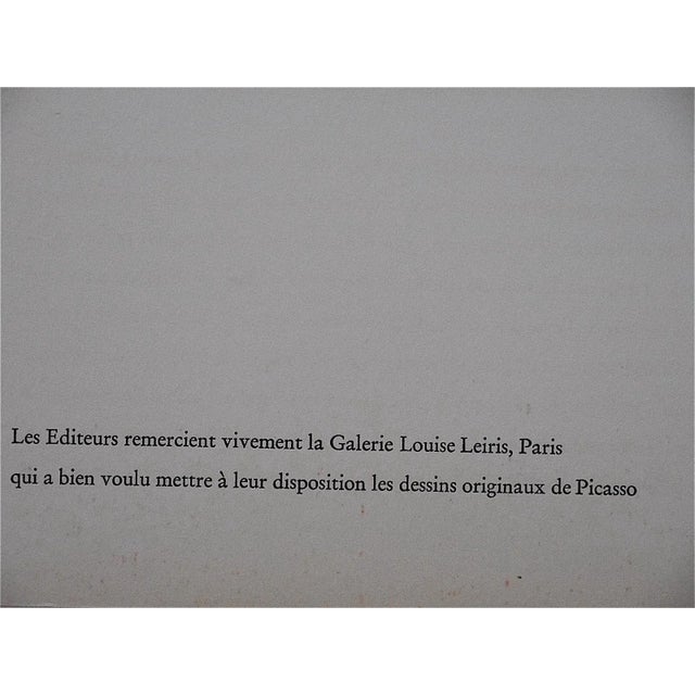 Mid-Century Modern Vintage Mid 20th C. Ltd. Ed. After Picasso Lithograph-"Pique" For Sale - Image 3 of 5