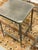 Industrial Cb2 Flint Metal Counter Stools, Pair For Sale - Image 3 of 12