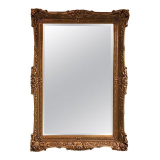 Grand Giltwood Mirror Having Details For Sale