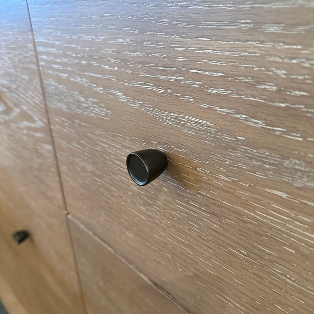 West Elm Matias Dresser, Hudson Oak Wood For Sale - Image 11 of 12