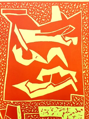 Alberto Magnelli (after) - Composition - Woodcut 1959