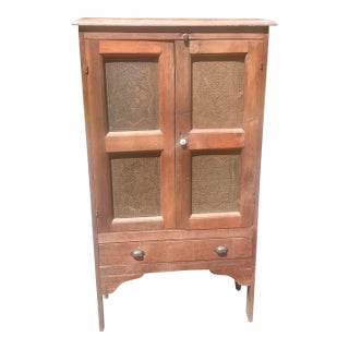 Virginian Antique Primitive Pie Safe For Sale