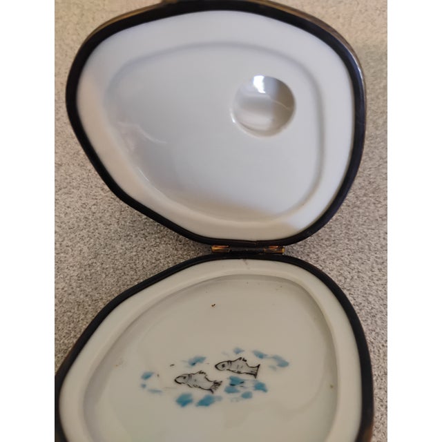 1980s Pient Main Limoges France Penguin Trinket Box For Sale In Tampa - Image 6 of 6