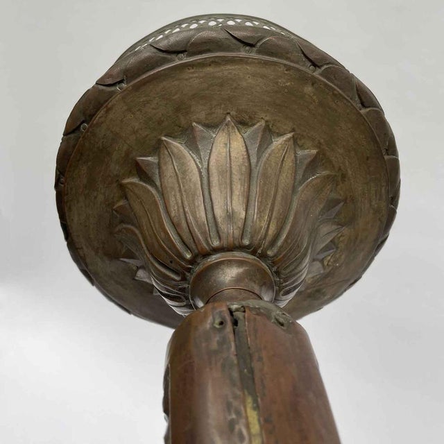 Embossed Copper Arms Sconces, 1700, Set of 2 For Sale - Image 5 of 10