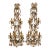 Pair of Italian Large Scale Beaded and Rose Quartz Sconces For Sale