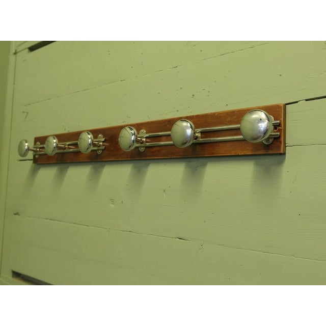 1960s French Style 6-Hook Coat Rack in Chrome, 1960 For Sale - Image 5 of 7