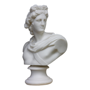 Antique Parian Bust of Apollo 19th Century