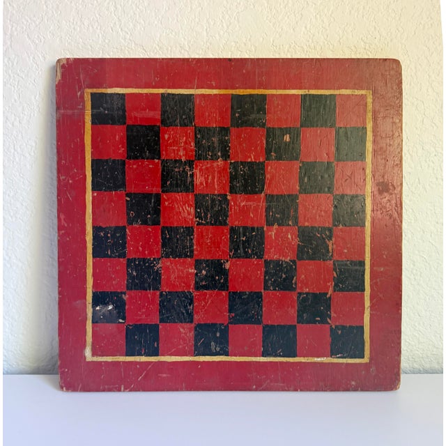 Late 19th Century Folk Art Checkerboard For Sale - Image 4 of 10