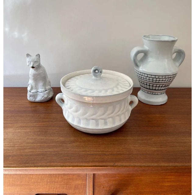 Vintage French Ceramic Tureen by Roger Capron, 1960s For Sale - Image 3 of 12