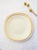 Porcelain Plates Plumes with Fine Gold from Limoges Raynaud, 1960s, Set of 15 For Sale - Image 4 of 7