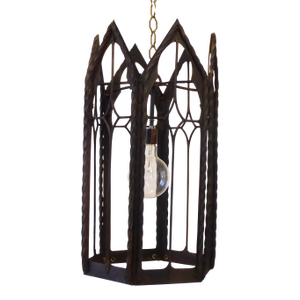 Antique Gothic Style Iron Lantern