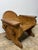 Vintage English Oak Brutalist Armchair For Sale - Image 4 of 7