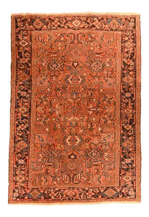 Hand Knotted Persian Heriz Wool Rug