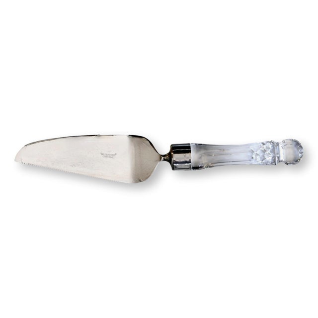 Art Deco Waterford Crystal Cake & Pie Server For Sale - Image 3 of 3