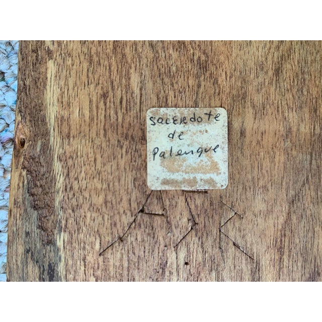 Wood Late 20th Century Vintage Mayan Wood Panels, Set of 2 For Sale - Image 7 of 9