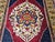 Vintage Turkish Oushak Area Rug, Hand-Knotted Geometric, Navy & Red, 6' x 9' For Sale - Image 17 of 17