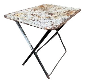 Provencal Folding Iron Garden Table, 1900s
