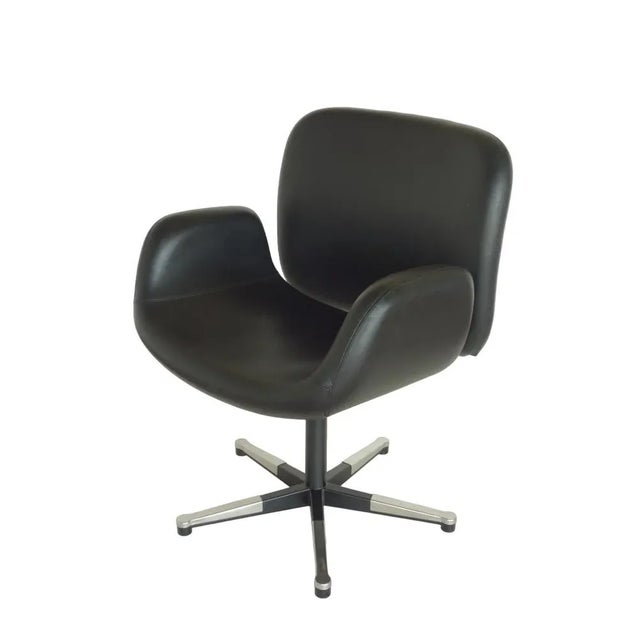 Black Vintage Italian Space Age Skilian Sky Desk Chair, 1960s For Sale - Image 8 of 8