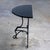 Early 20th Century Art Deco Italianate Demilune Table Black Painted Hand Wrought Iron Base For Sale - Image 10 of 18