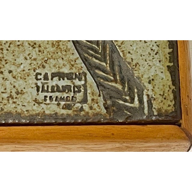 French Wall Hanging Tile Tableau by Roger Capron, 1960s For Sale - Image 4 of 7