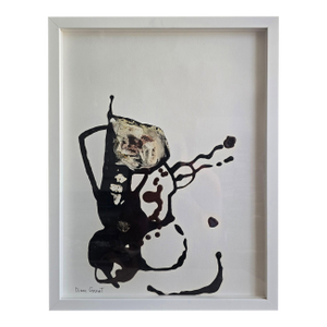 Framed Abstract Figurative Original Oil Painting