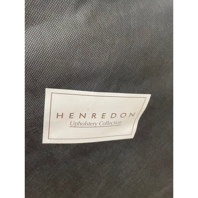 2000s Henredon Chair and Ottoman - Set of 2 For Sale - Image 11 of 13