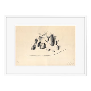 Karl Korab, Abstract Composition, Etching, 1974 For Sale