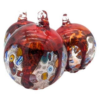 Murano Glass Balls from YourMurano, Set of 3 For Sale
