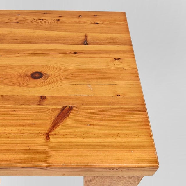 Wood Sine Loco Rectangular Wooden Table by Raffaello Biagetti for Atelier Biagetti, 1970s For Sale - Image 7 of 18
